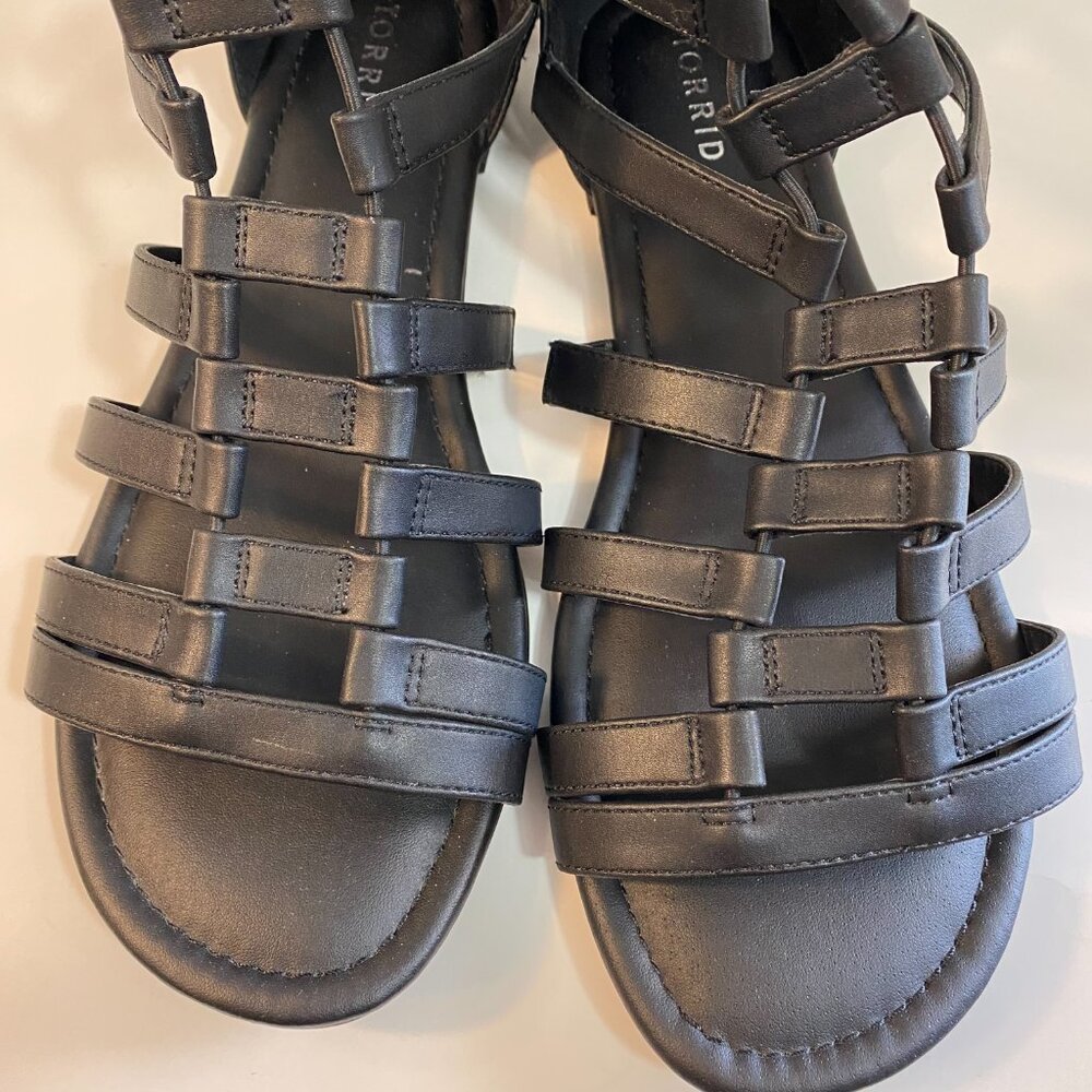 Torrid Women's Black Ankle Gladiator Sandal SZ 11W - Picture 4 of 7